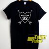 Miley Cyrus Love 92 t-shirt for men and women tshirt