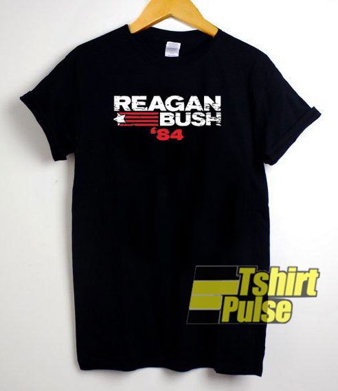 Reagan Bush 84 Letter t-shirt for men and women tshirt
