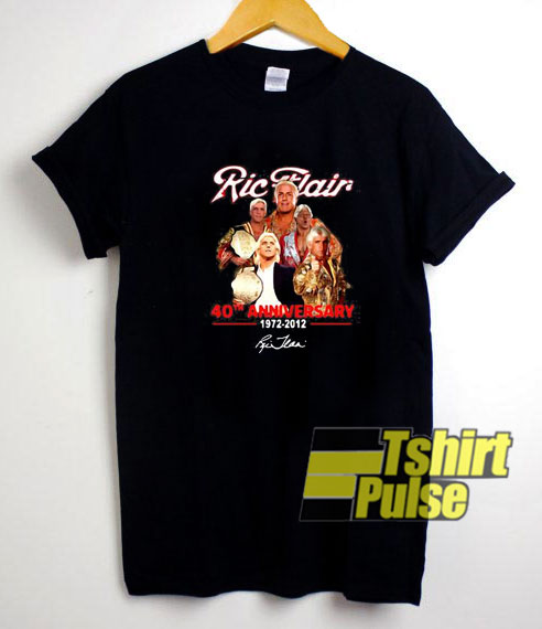 Ric Flair 40th Anniversary t-shirt for men and women tshirt