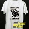 Vegetarian Zombie t-shirt for men and women tshirt