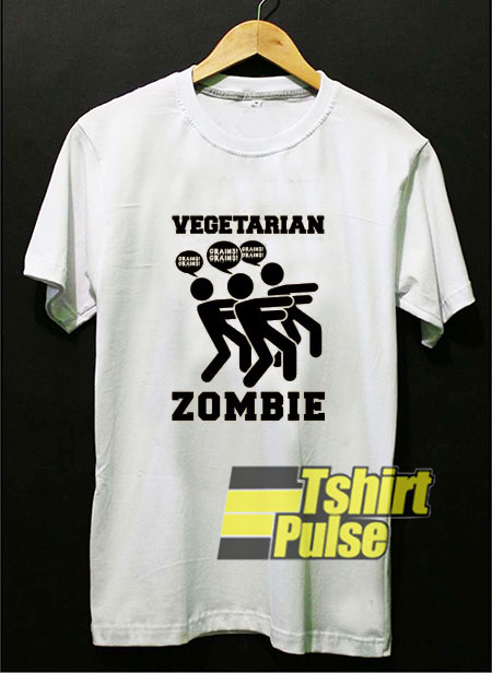 Vegetarian Zombie t-shirt for men and women tshirt