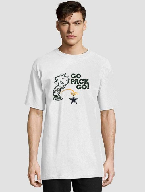 Vintage Packers Peeing On Cowboys t-shirt for men and women tshirt