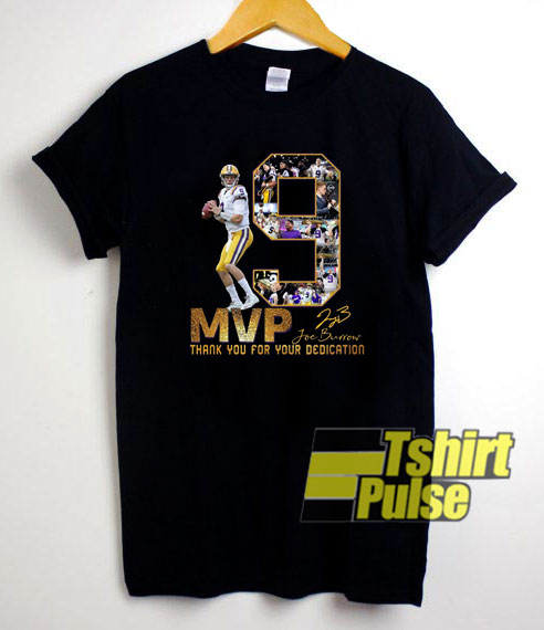 19 MVP Joe Burrow Signature t-shirt for men and women tshirt