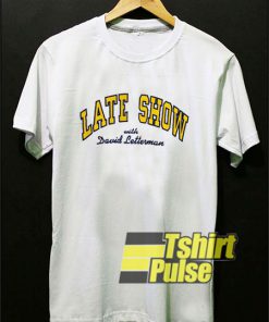 90’S David Letterman Late Show t-shirt for men and women tshirt