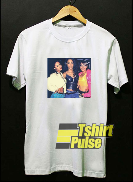 Aaliyah Selena Left Eye t-shirt for men and women tshirt