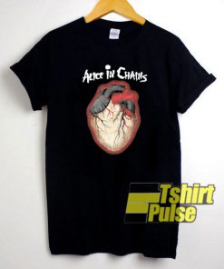 Alice In Chains Heart t-shirt for men and women tshirt
