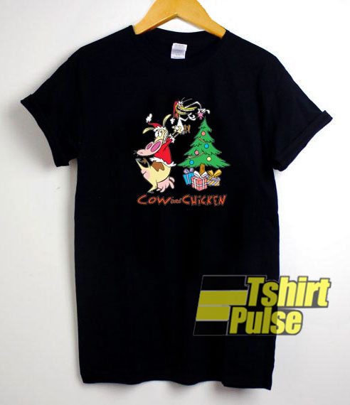 CN Cow And Chicken Christmas t-shirt for men and women tshirt