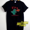 Fire Chibi Godzilla t-shirt for men and women tshirt