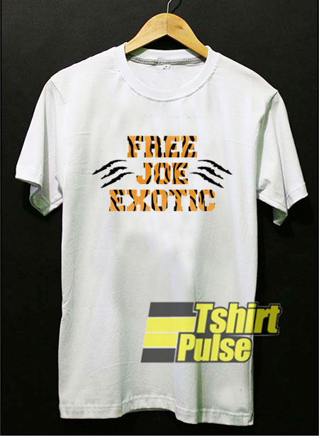 Free Joe Exotic Letters t-shirt for men and women tshirt