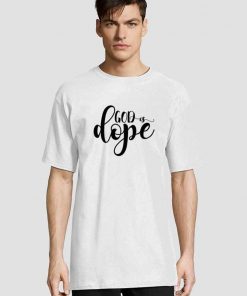 God Is Dope Art Font t-shirt for men and women tshirt