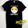 Happy Quarantined Birthday Emoji t-shirt for men and women tshirt