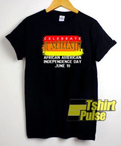 Juneteenth African American t-shirt for men and women tshirt