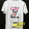 Just Girl Who Loves Butterfly t-shirt for men and women tshirt