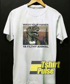 Official Dinosaur Wash Your Hands t-shirt for men and women tshirt