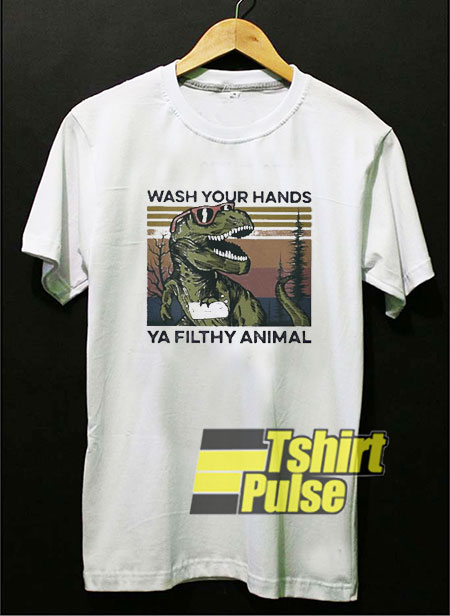 Official Dinosaur Wash Your Hands t-shirt for men and women tshirt