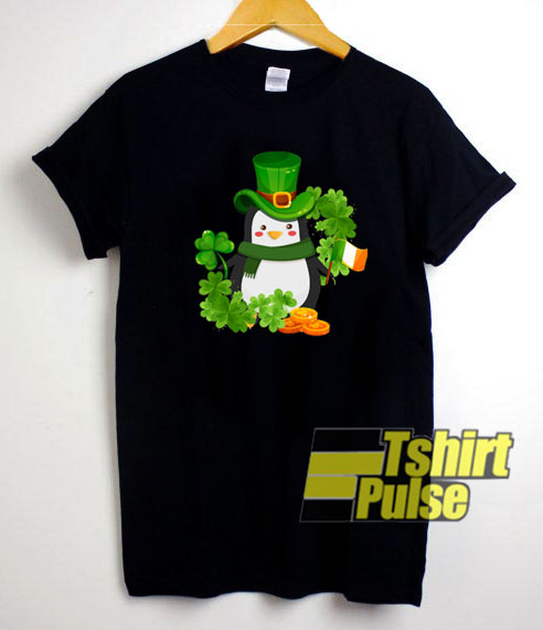 Penguin St Patrick Day t-shirt for men and women tshirt