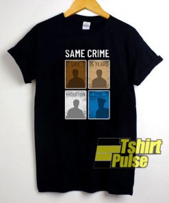 Same Crime Vintage t-shirt for men and women tshirt