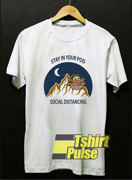 Social Distancing Baby Yoda t-shirt for men and women tshirt