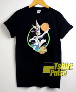 Space Jam Bug Bunny Basketball t-shirt for men and women tshirt