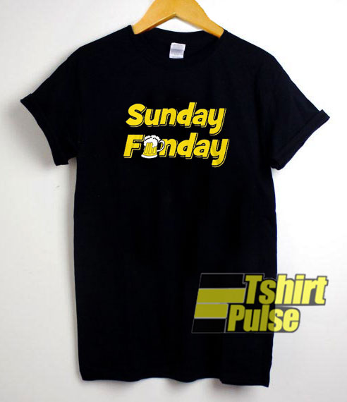 Sunday Funday Beers t-shirt for men and women tshirt