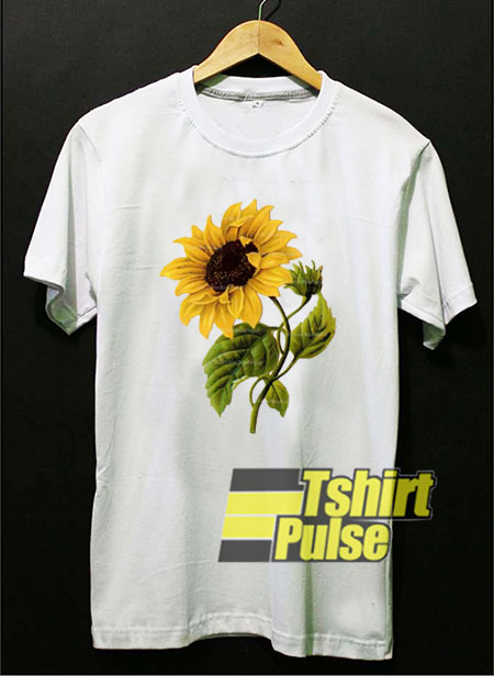Sunflower Vintage Botanicals t-shirt for men and women tshirt