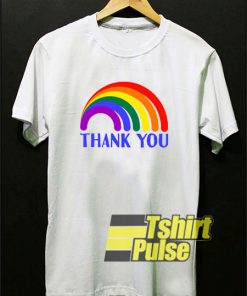 Thank You Rainbow Art t-shirt for men and women tshirt