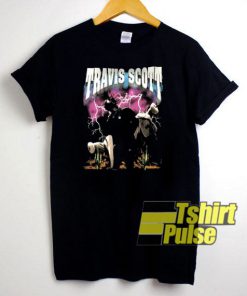 Travis Scott Lightning Vintage t-shirt for men and women tshirt