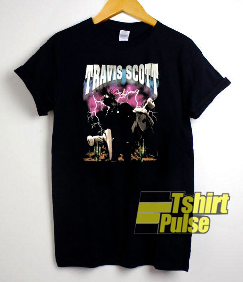 Travis Scott Lightning Vintage t-shirt for men and women tshirt