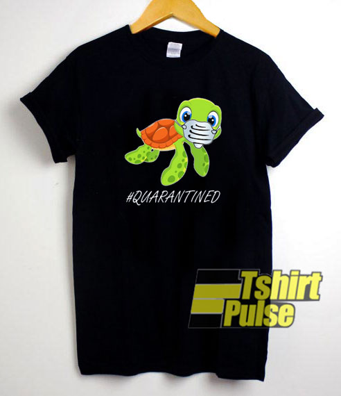 Turtle Quarantined t-shirt for men and women tshirt