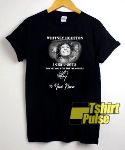 Whitney Houston 1963-2012 t-shirt for men and women tshirt