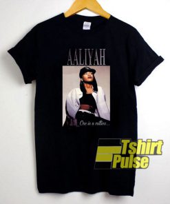 Aaliyah One In A Million Graphic t-shirt for men and women tshirt