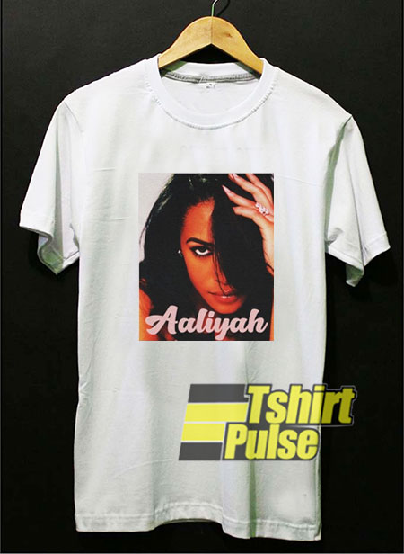 Aaliyah Photo Shot t-shirt for men and women tshirt