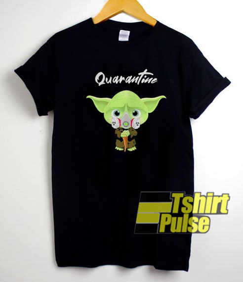 Baby Yoda Quarantine Face Mask t-shirt for men and women tshirt