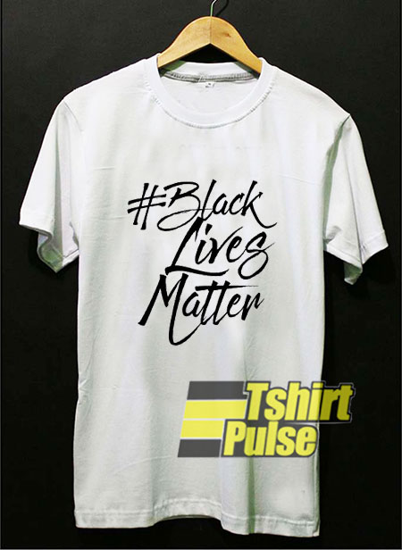 Black Lives Matter Lettering t-shirt for men and women tshirt