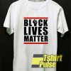 Black Lives Matter Lines t-shirt for men and women tshirt