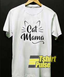 Cat Mama Art Letter t-shirt for men and women tshirt