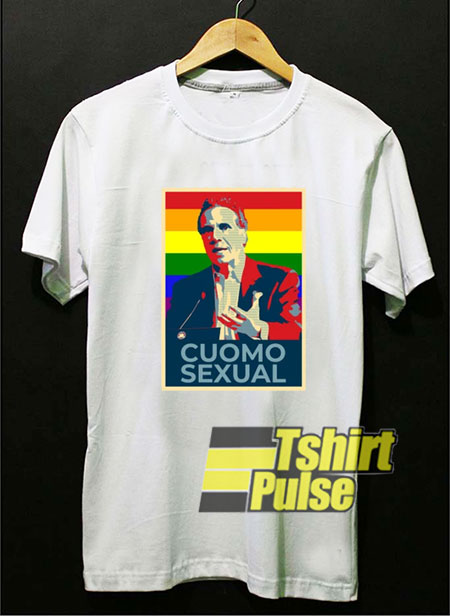 Cuomo Sexual Poster Rainbow t-shirt for men and women tshirt