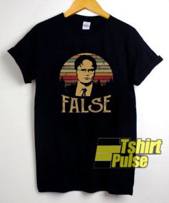 Dwight Schrute False Retro t-shirt for men and women tshirt