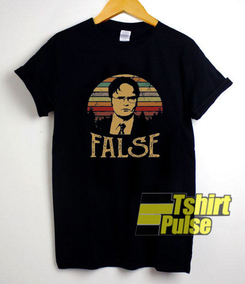 Dwight Schrute False Retro t-shirt for men and women tshirt