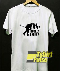 Eat Sleep Hockey Repeat t-shirt for men and women tshirt