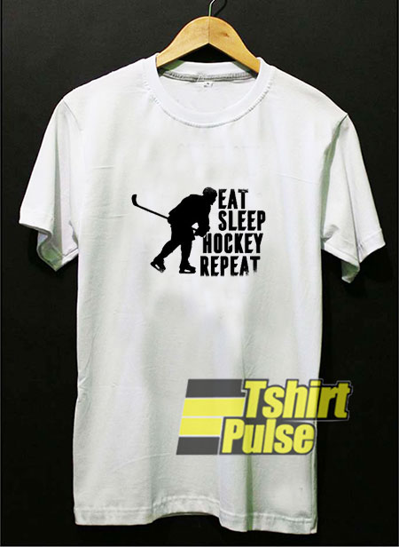 Eat Sleep Hockey Repeat t-shirt for men and women tshirt