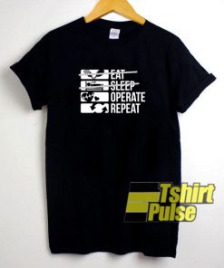 Eat Sleep Operate Repeat t-shirt for men and women tshirt