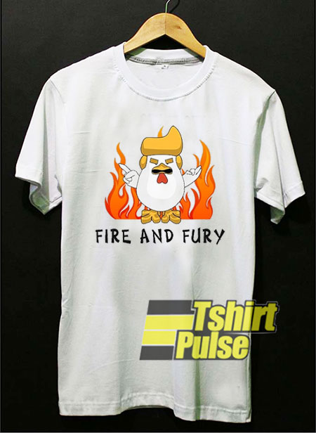 Fire and Fury Rooster China t-shirt for men and women tshirt