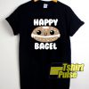Happy Bagel Graphic t-shirt for men and women tshirt