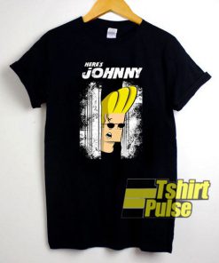 Here's Johnny Bravo t-shirt for men and women tshirt