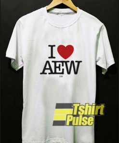 I Love AEW t-shirt for men and women tshirt