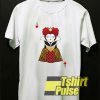 Kokeshi Card Queen of Hearts t-shirt for men and women tshirt