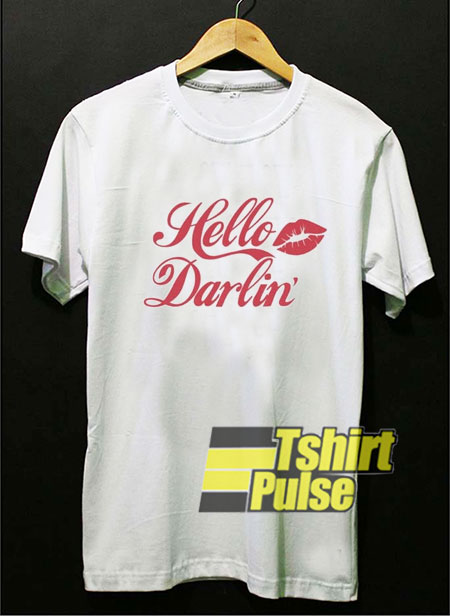 Lips Hello Darling t-shirt for men and women tshirt
