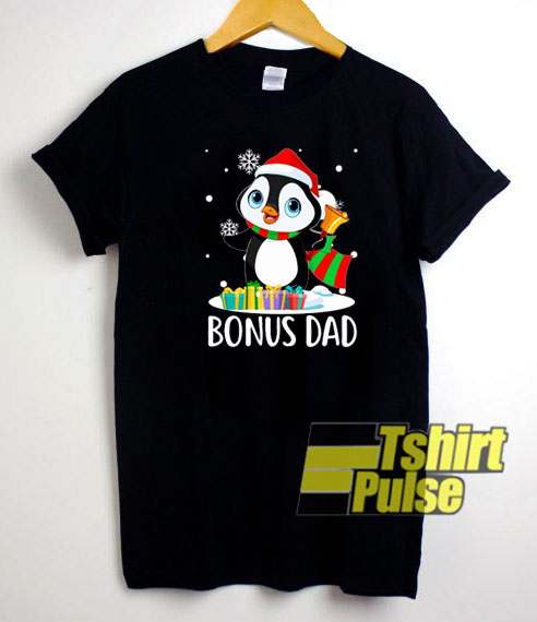 Official Bonus Dad Penguin t-shirt for men and women tshirt