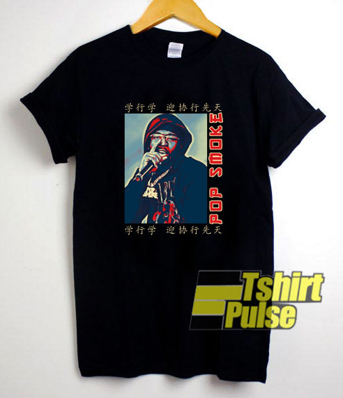 Pop Smoke Japanese Graphic t-shirt for men and women tshirt